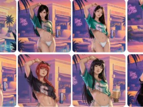 网友恶搞《GTA6》封面女郎 春丽、蒂法、艾达王版本出现